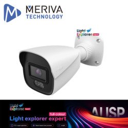 Cámara IP Bullet Meriva Technology Mob-400Uc, 4Mp, H.265+, 2.8Mm, Ultra Color Ai Isp Luz Cálida 20M, Ip67, Metálica, 12 Vcd, PoE