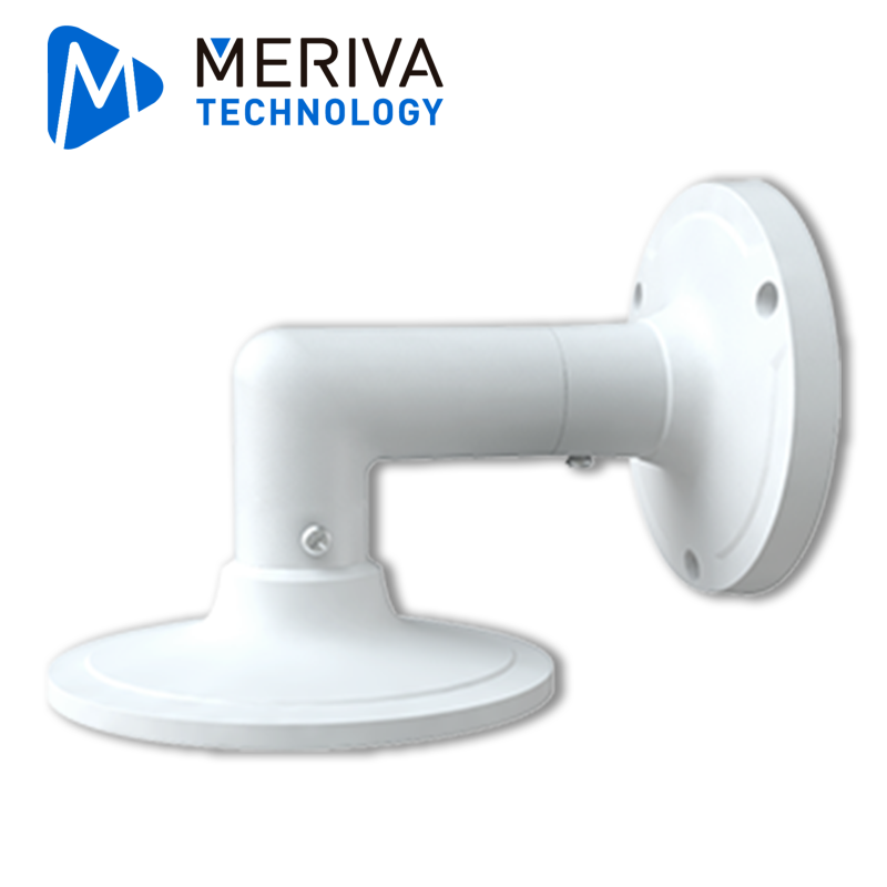 Soporte Para Pared Metálico Meriva Technology Mva-Yzj407, Para Montaje De Camaras En Pared Compatible Con Camaras Domo Serie Mvd