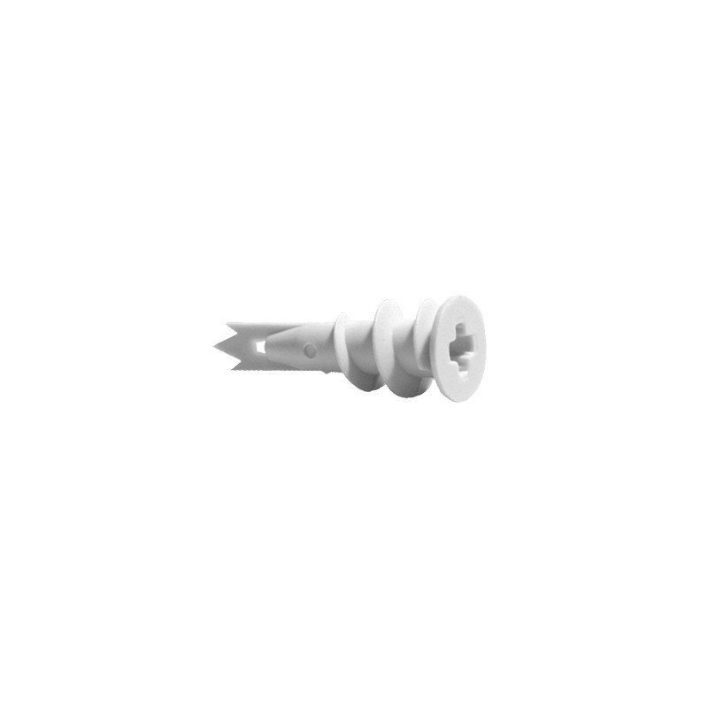 Taquete auto-perforable color blanco (100 piezas)