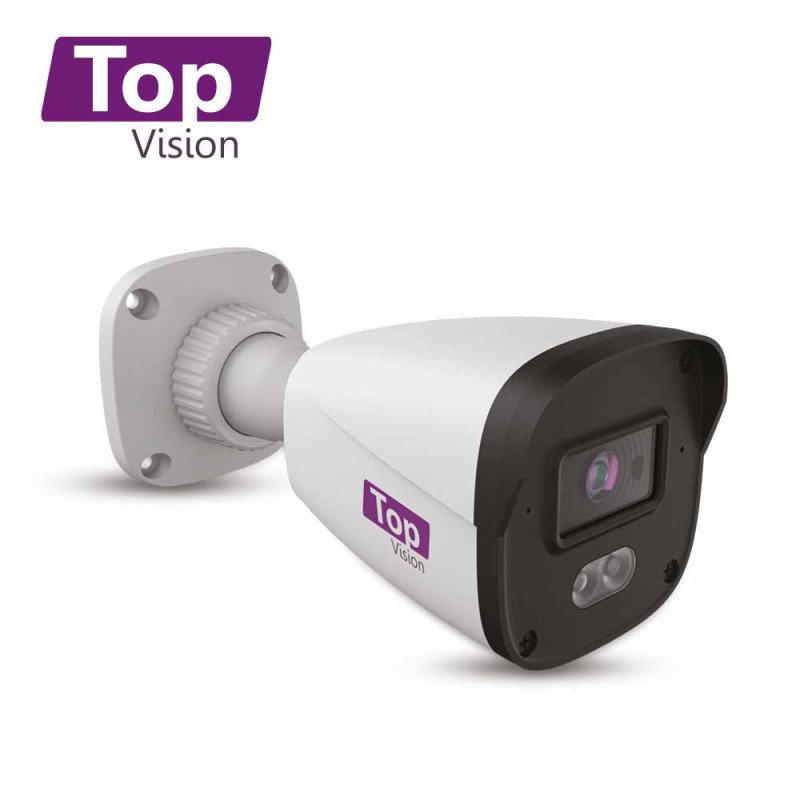 Cámara HD Bullet Topvision Tbdl500A, 5Mp, AHD/Tvi/Cvi/SD, 2.8Mm, 30M Ir, 20M Luz Cálida Luz Dual, Micrófono Integrado, Ip67, Coc