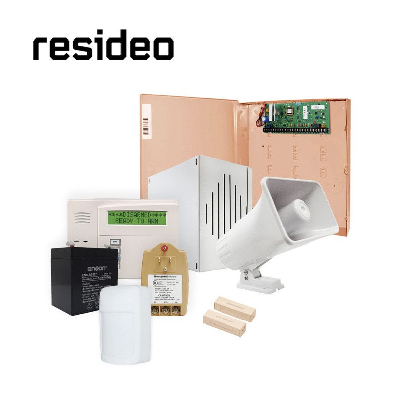 Kit De Alarma Resideo Vista48Prokit60Rfcsm 1 Panel Vista 48La, 8 Zonas Cableadas Expandible A 48 Zonas, 1 Teclado 6160Rfc (Zonas