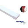 Tapa final color blanco de PVC auto extinguible, para canaletas TMK1020, TMK1020SD, TMK1020CD