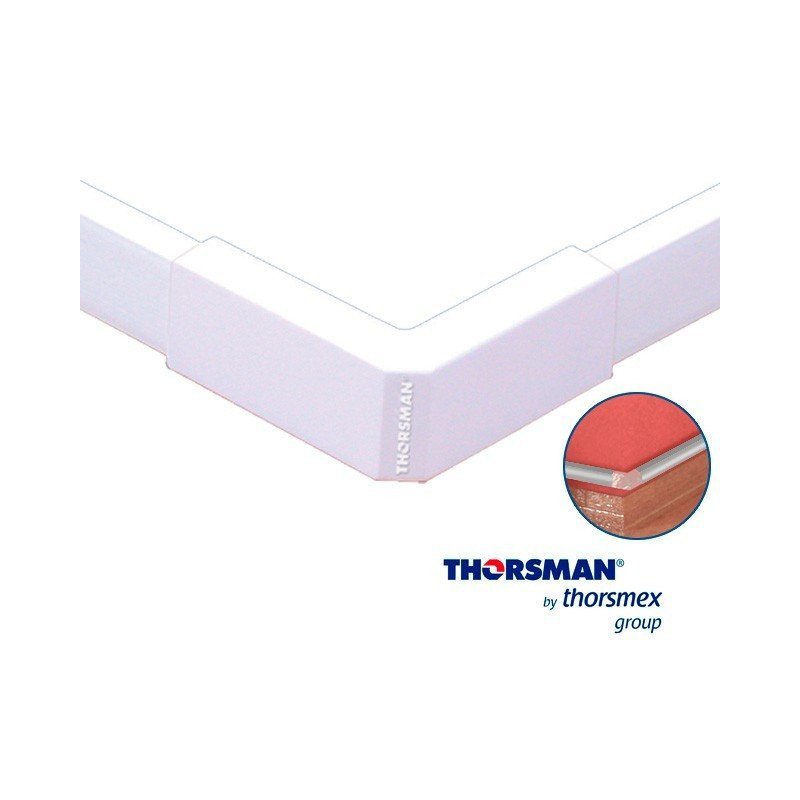 Esquinero exterior blanco para canaleta TMK1720