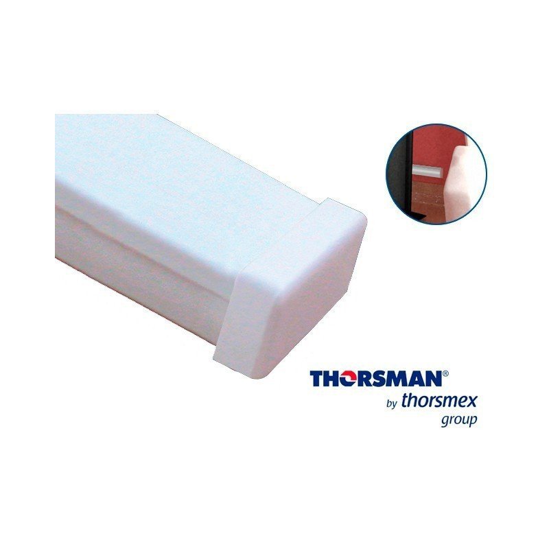 Tapa final color blanco de PVC auto extinguible, para canaleta TMK1720 Tapa final color blanco de PVC auto extinguible, para canaleta TMK1720