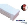 Tapa final color blanco de PVC auto extinguible, para canaleta TMK1720 Tapa final color blanco de PVC auto extinguible, para canaleta TMK1720
