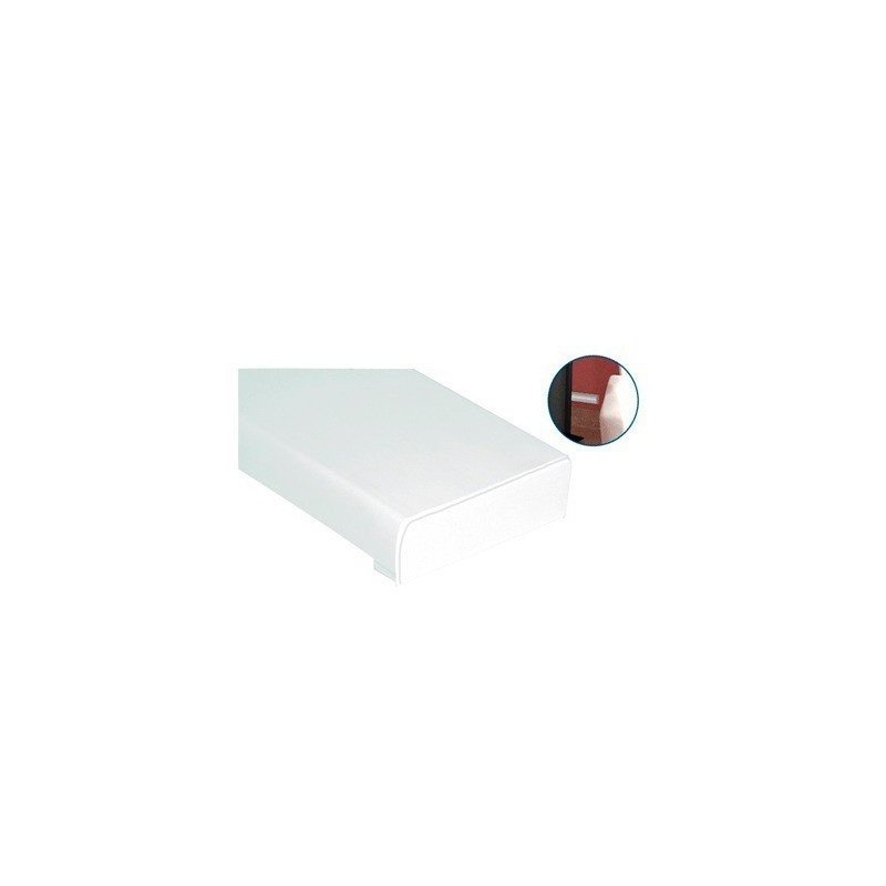 Tapa final de color blanco de PVC auto extinguible, para canaleta TMK2560