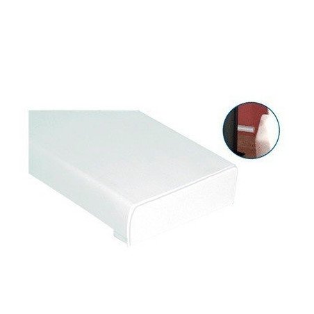 Tapa final de color blanco de PVC auto extinguible, para canaleta TMK2560