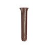 Taquete cafe 1 3/4 para tornillo 10mm x 1 3/4 (100 piezas)
