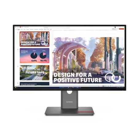 Monitor Lenovo ThinkVision P27QD-40, 68.6 cm (27"), 2560 x 1440 Pixeles, Wide Quad HD, LED, Negro