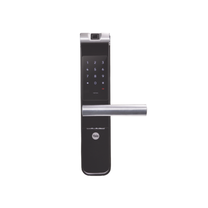 Cerradura autónoma ymf40a con teclado y biométrica con huella de alto diseño estético