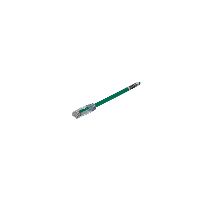 Cable de Parcheo UTP, Cat6A, 24 AWG, CM, Color Verde, 10ft