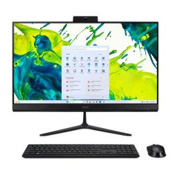 AiO Acer Aspire C27, Ryzen 7 5825u, 16 GB RAM, 1 TB SSD, 27 pulgadas LED 1920 x 1080, Windows 11 home, negro, 1 año de garantia