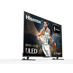 Televisión Hisense 100U8K, 100 pulgadas, MiniLED, QUANTUM DOT, 4K UHD, 3840 x 2160 Pixeles, GOOGLE SMART TV