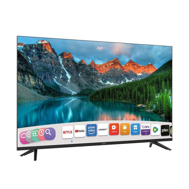 Televisión Smart Ghia Whale TV 50 pulg UHD 4k wifi, rj45,3 HDMI,2 USB, RCA, aux 3. 5mm, óptico, dolby audio