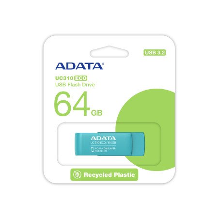 Memoria USB Adata UC310 64 GB USB 3.2(3.1 gen 1) lectura 100  v