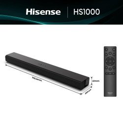 Hisense barra de sonido 2.0 can