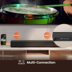 Hisense barra de sonido 2.0 can