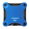 SSD portátil ADATA SD620, 2 TB, Micro-USB B, 3.2 Gen 2 (3.1 Gen 2), 520 MB/s, 10 Gbit/s, Negro, Azul