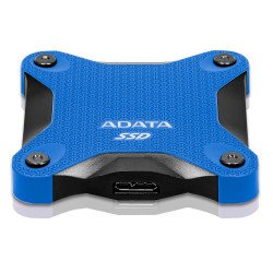 SSD portátil ADATA SD620, 2 TB, Micro-USB B, 3.2 Gen 2 (3.1 Gen 2), 520 MB/s, 10 Gbit/s, Negro, Azul