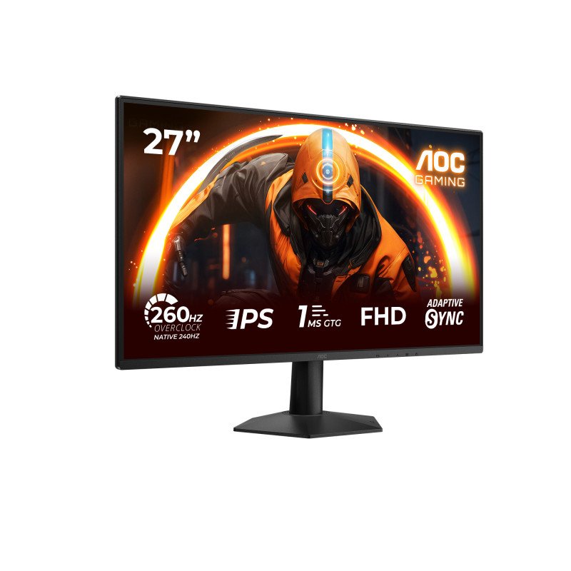 Monitor AOC 27G50F, 68.6 cm (27"), 1920 x 1080 Pixeles, Full HD, LED, 0.5 ms, Negro
