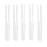 Paquete de 5 Access point unifi para mesh en exterior, antenas desmontables 360°, 802.11ac mimo 2x2, hasta 100 usuarios por equi Paquete de 5 Access point unifi para mesh en exterior, antenas desmontables 360°, 802.11ac mimo 2x2, hasta 100 usuarios por equi
