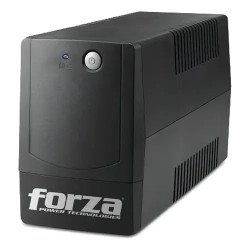 UPS interactivo Forza BT-601, 600va/300w, enchufe CA NEMA 5-15p, 8 salidas NEMA 5-15r (6 respaldo de batería y sobretensión, 2 s