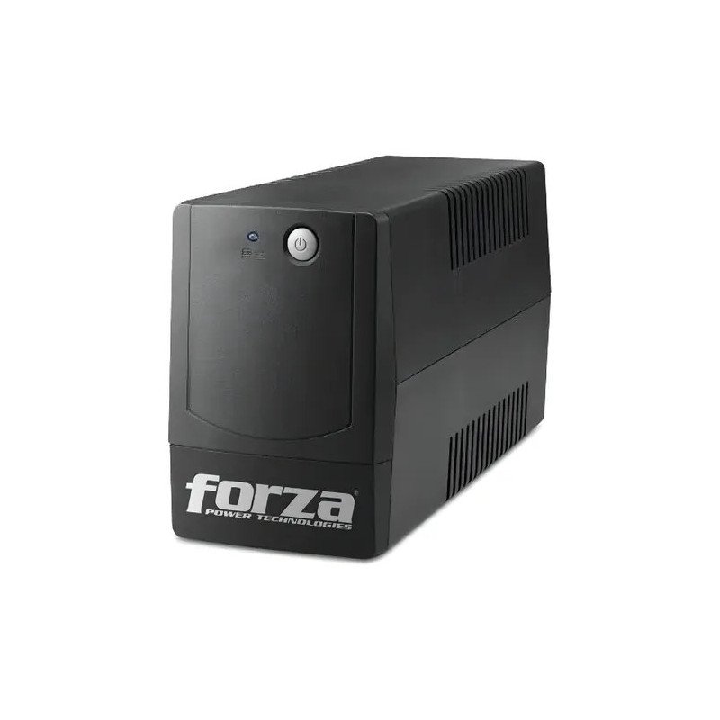 UPS interactivo Forza BT-601, 600va/300w, enchufe CA NEMA 5-15p, 8 salidas NEMA 5-15r (6 respaldo de batería y sobretensión, 2 s