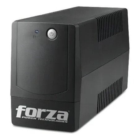 UPS interactivo Forza BT-601, 600va/300w, enchufe CA NEMA 5-15p, 8 salidas NEMA 5-15r (6 respaldo de batería y sobretensión, 2 s