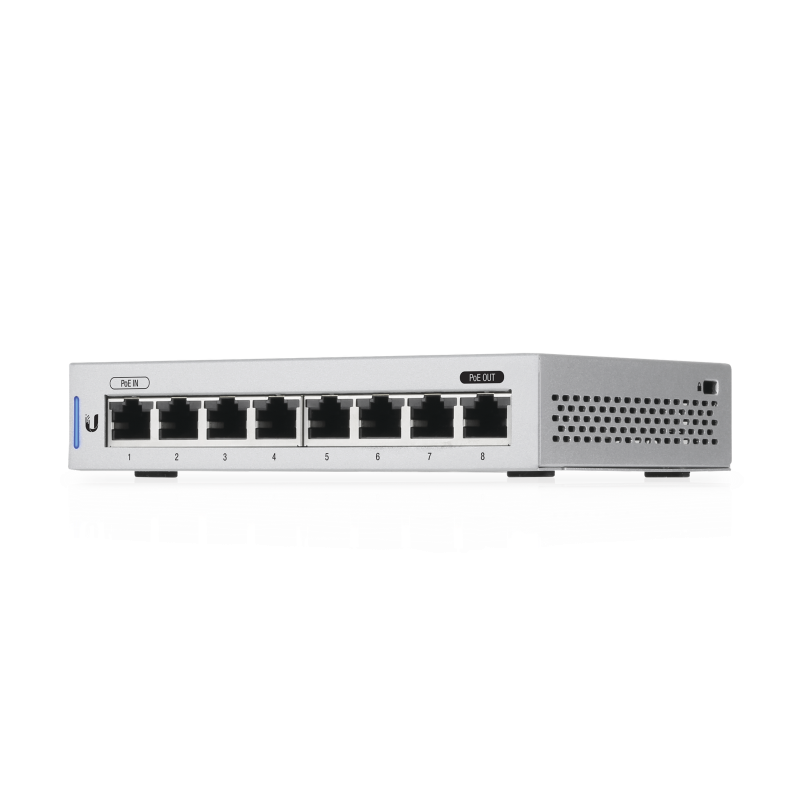 Switch unifi de 8 puertos sin Poe