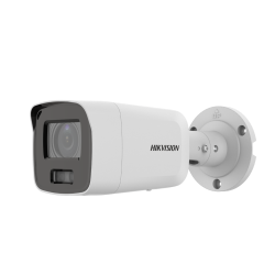 Bala IP 8 megapixel, imagen a color 24/7, PoE, lente 2.8 mm, luz blanc