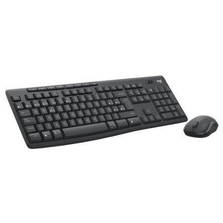 Teclado, mouse Logitech MK370 combo for business inalámbrico USB bolt y bluetooth grafito