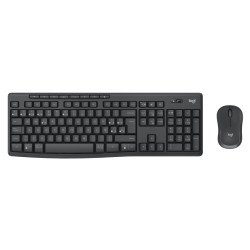 Teclado, mouse Logitech MK370 combo for business inalámbrico USB bolt y bluetooth grafito