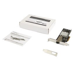 Tarjeta De Red Qsfp+ 40G 1 Puerto, Adaptador Convergente Qsfp+ Abierto Intel Xl710, Nic PCie Ethernet Lan Fibra Óptica, Startech