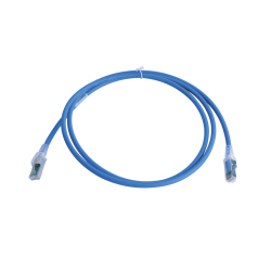 Patch Cord Z-MAX Cat6A S/FTP, CM/LS0H, 5ft, Color Azul, Versión Bulk