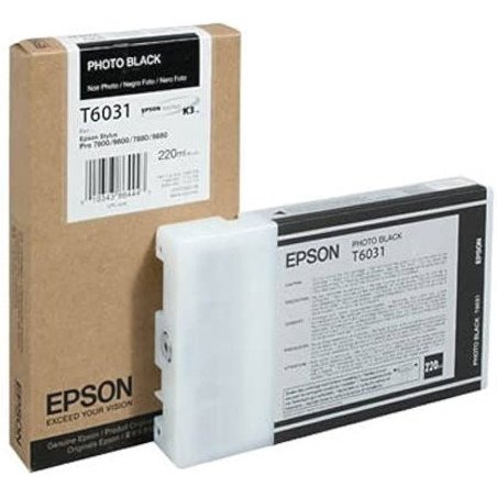 Cartucho Epson modelo T603 negro photo