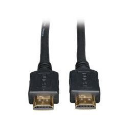 Cable HDMI Tripp-Lite P568-006 de alta velocidad, ultra HD 4k x 2k, video digital con audio (m/m), negro, bañados en oro,1.83 m
