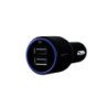 Cargador de coche mobifree 2 puertos USB 2a negro mb-923323