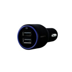 Cargador de coche mobifree 2 puertos USB 2a negro mb-923323