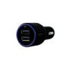 Cargador de coche mobifree 2 puertos USB 2a negro mb-923323