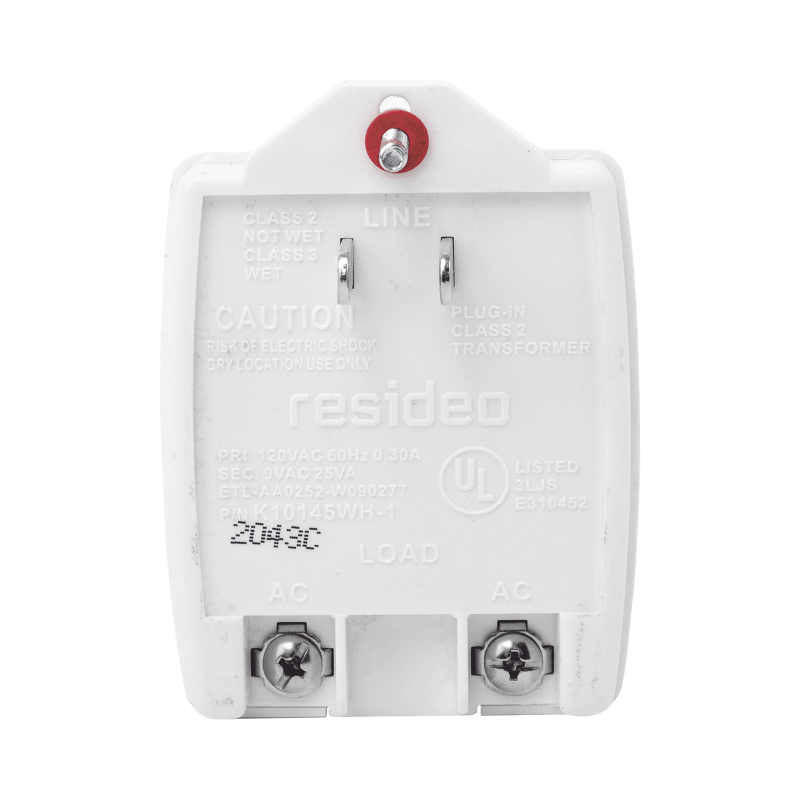 Transformador de pared 9 vca, 25 va.
