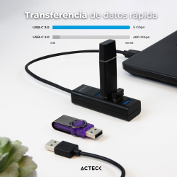 Hub USB 3.0 PORT X 3 DH425 Acteck