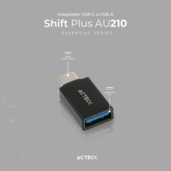 Adaptador USB Tipo C a USB A 3.0 Shift Plus AU210