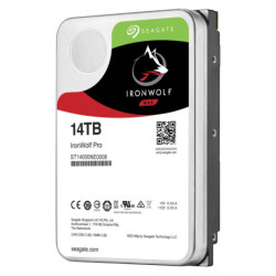 Disco duro interno Seagate IronWolf Pro 3.5 14TB SATA3 6GB/s 7200rpm 64MB 24x7 hot-plug para NAS 1-16 bahías