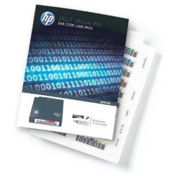 Paquete de etiquetas con códigos de barras regrabables HPe LTO-7 Ultri