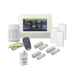 Panel de alarma inalámbrico con pantalla touch en español