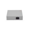 Convertidor de medios Gigabit Ethernet PoE+ a fibra óptica, conector L