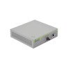 Convertidor de medios Gigabit Ethernet PoE+ a fibra óptica, conector L