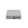 Convertidor de medios Gigabit Ethernet PoE+ a fibra óptica, conector L