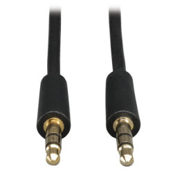 Cable de audio Tripp-Lite P312-015 - 4.6 m, 3.5 mm, 3.5 mm, Negro