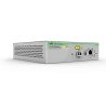 Convertidor de medios Gigabit Ethernet PoE+ a fibra óptica, conector L